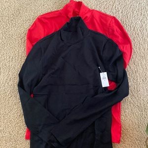 2 Gap “Modern”turtlenecks